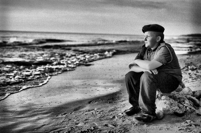 zaduma młodego człowieka