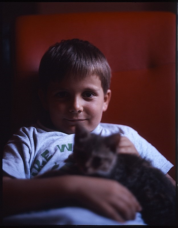 portret z kocicą :)
