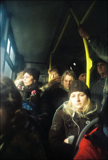 w drodzę do pracy