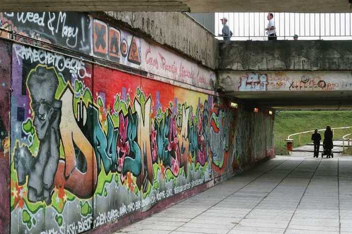 miejskie graffiti i maraton