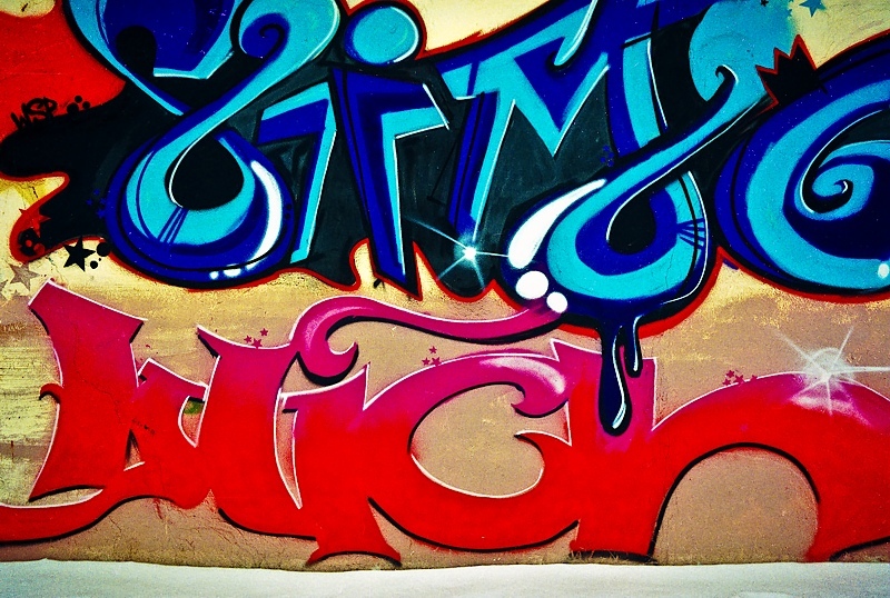 Graffiti - atak kolorów.