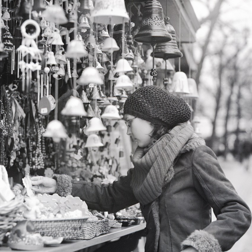 Sopockie kramiki w deszczowy dzień