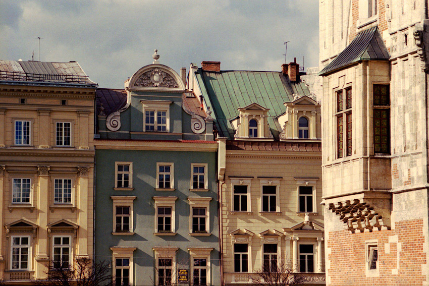 W wietrzny dzień w Krakowie