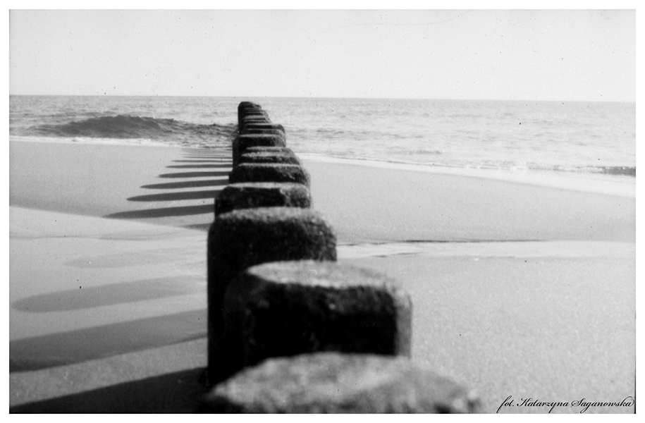 Na plaży w Kuźnicy