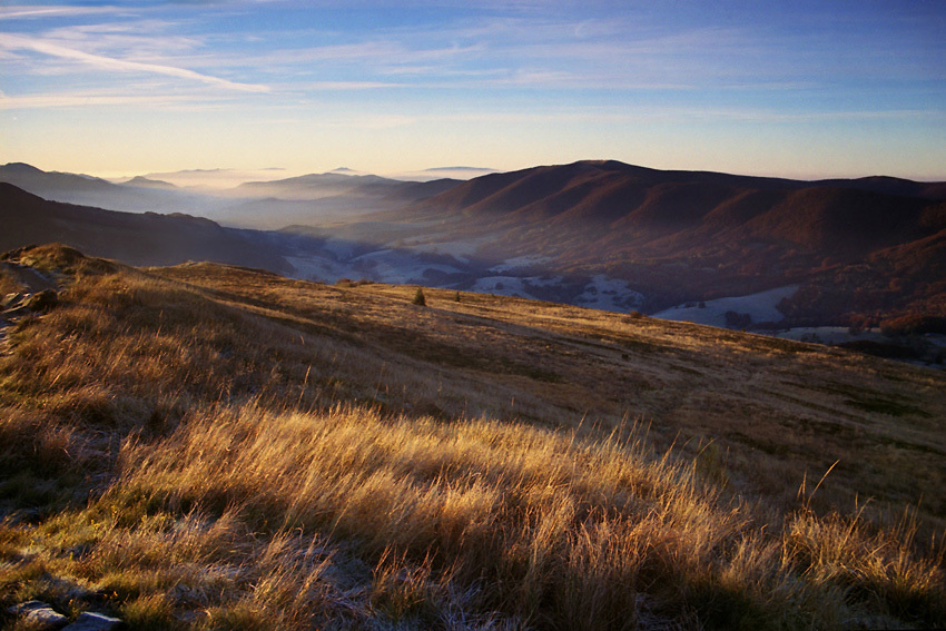 Bieszczady o wschodzie