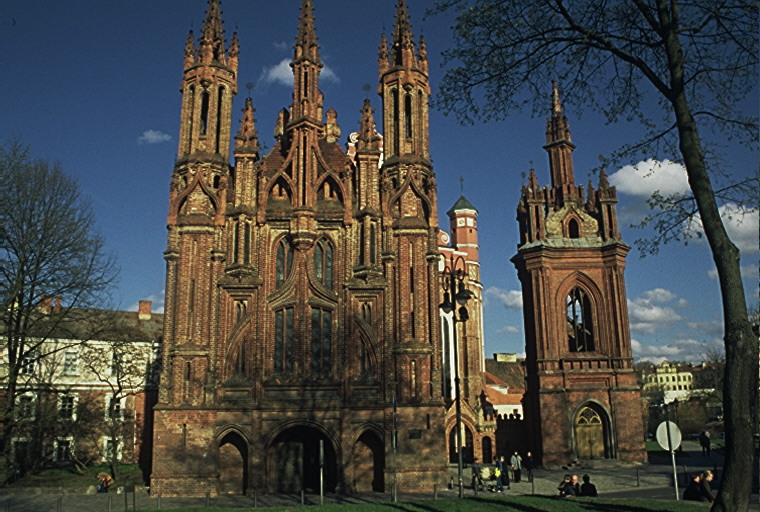 Gotyk płomienisty - k.ś. Anna w Vilnie