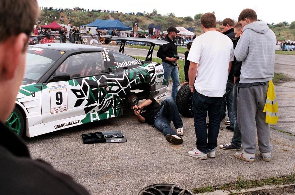drifting na torze Wyrazów