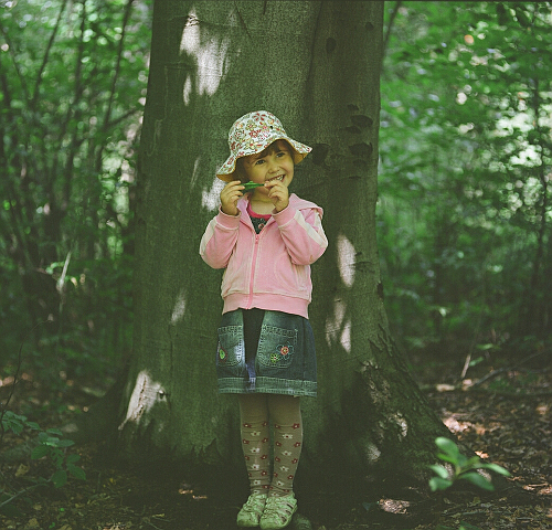 Leśne wędrówki z córą