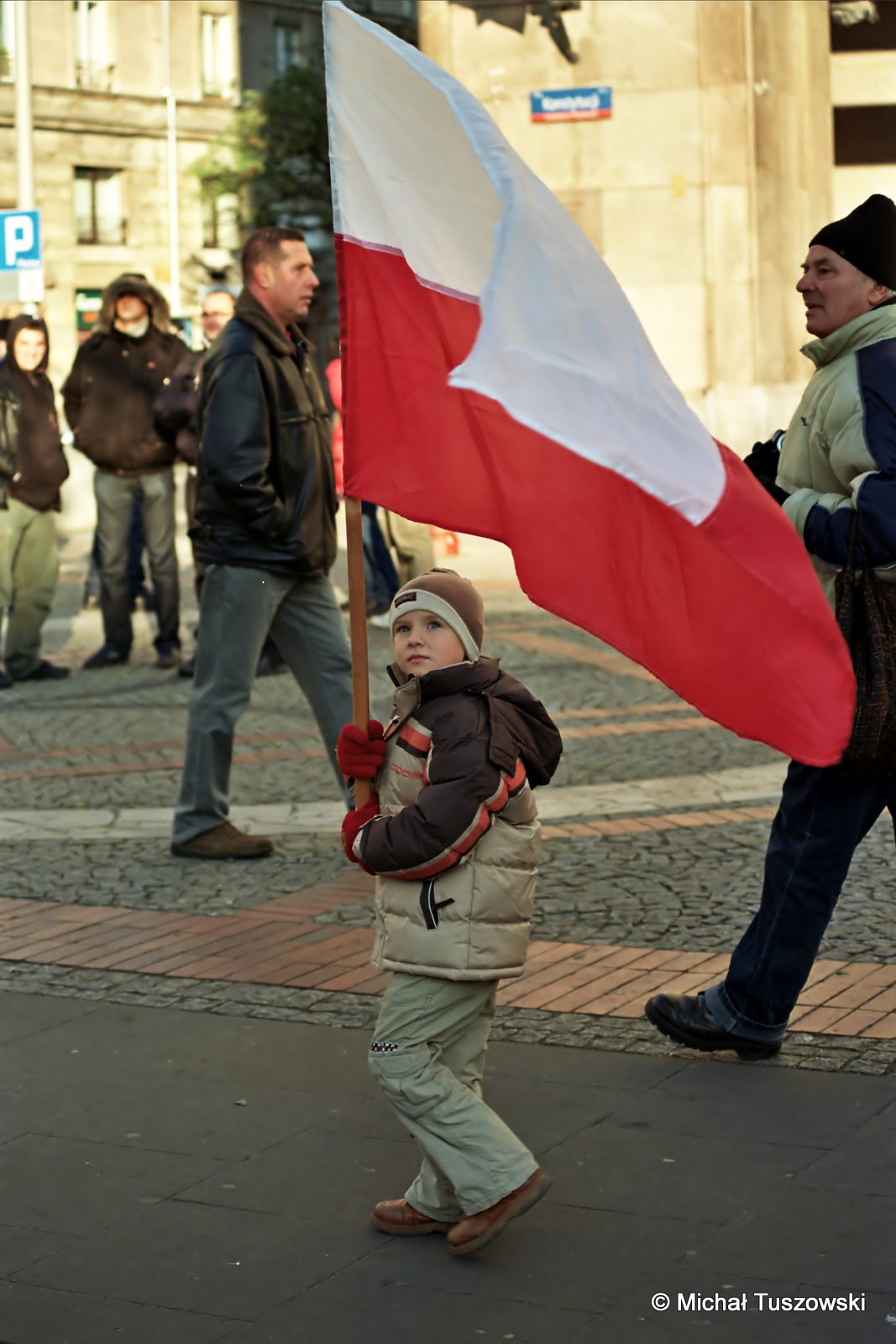 Groźny uczestnik Marszu Niepodległości