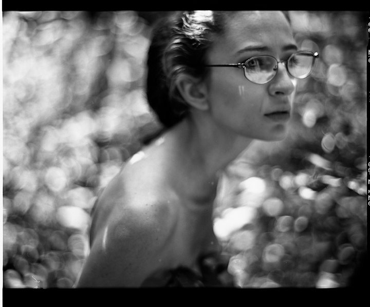 bokeh i troche portretu