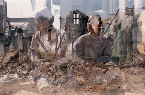 China. Ruili. Na planie chińskiego filmu