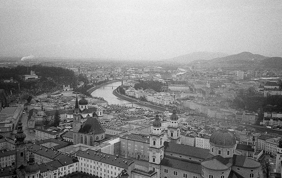 Salzburg - widok z twierdzy