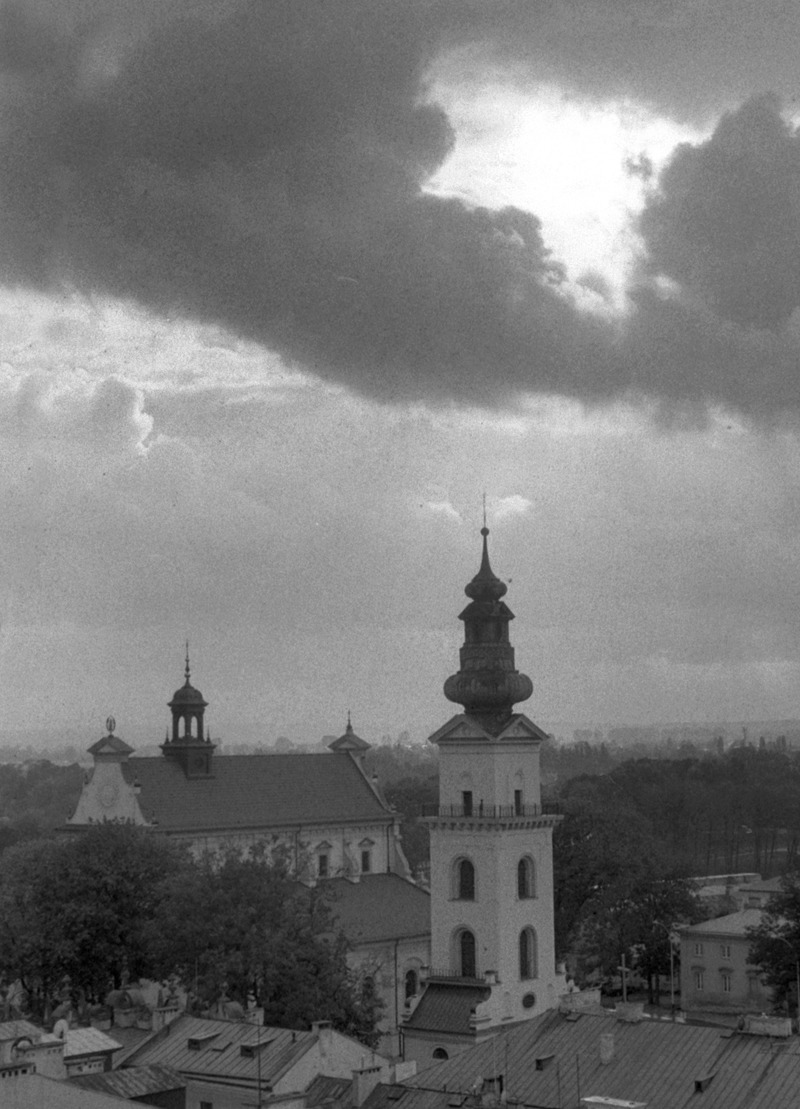 Ciemne chmury nad Zamościem...