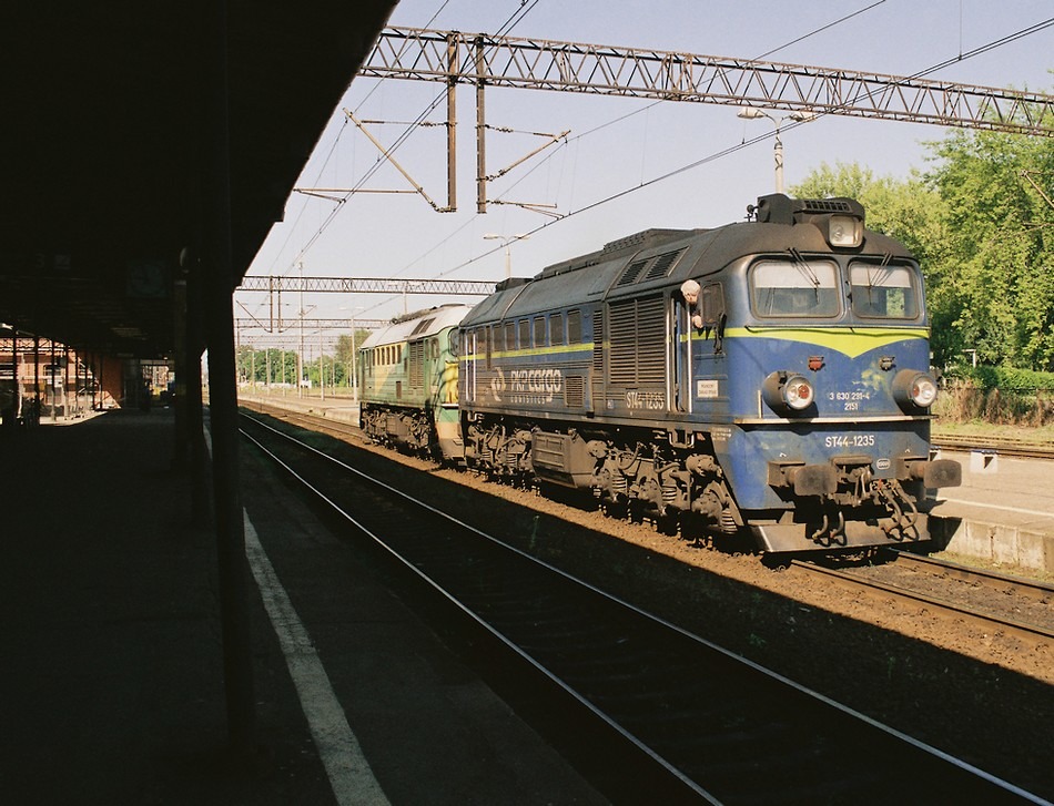 Manewry Gagarinów na stacji Toruń Główny