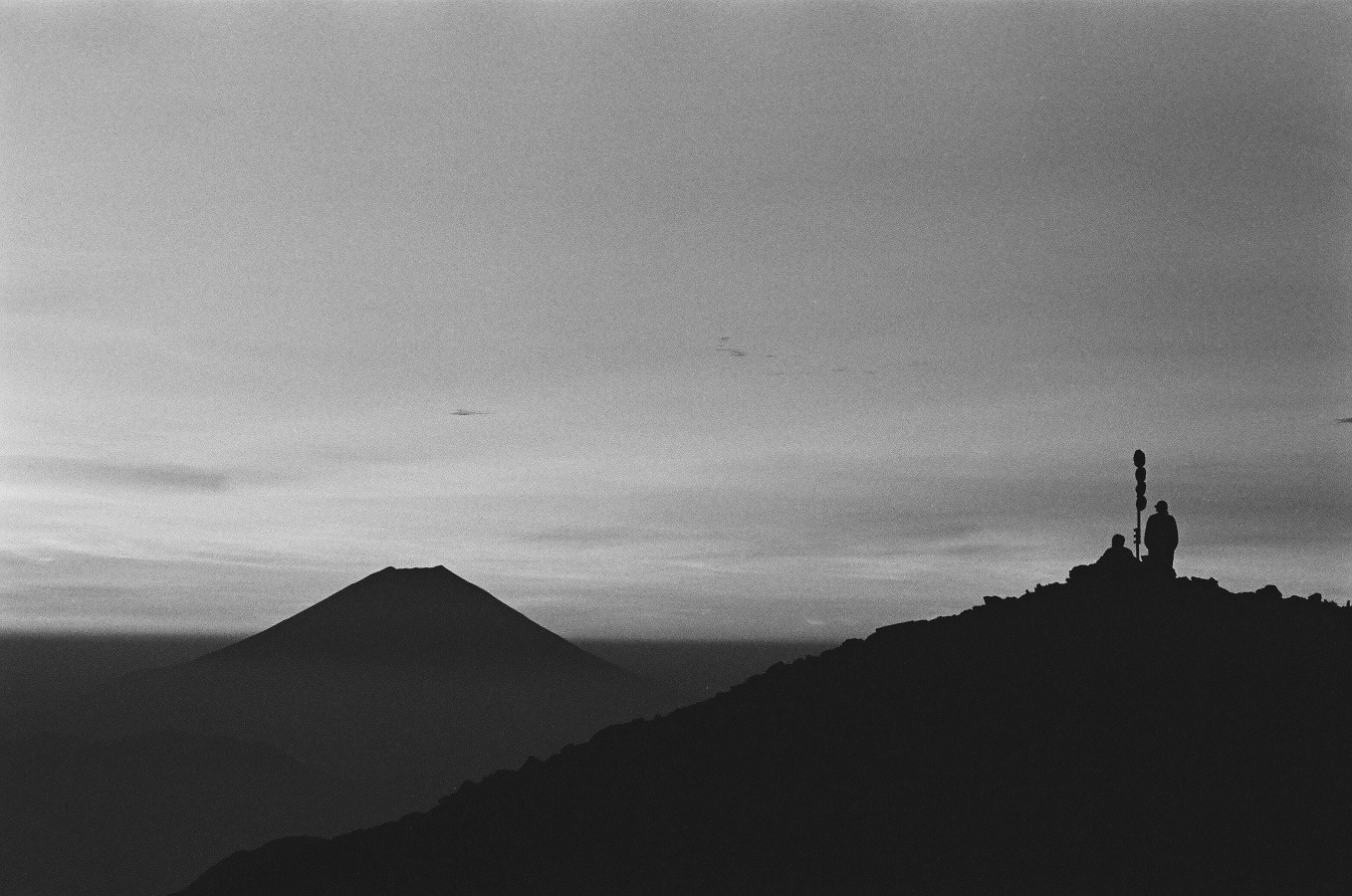 Góra Fuji o 4.30 , z okolic Akaishi-dake