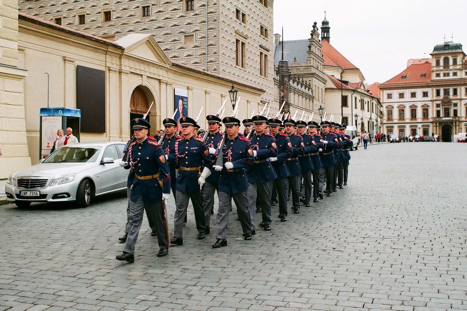 Spacer po Pradze 4 , codzienny marsz
