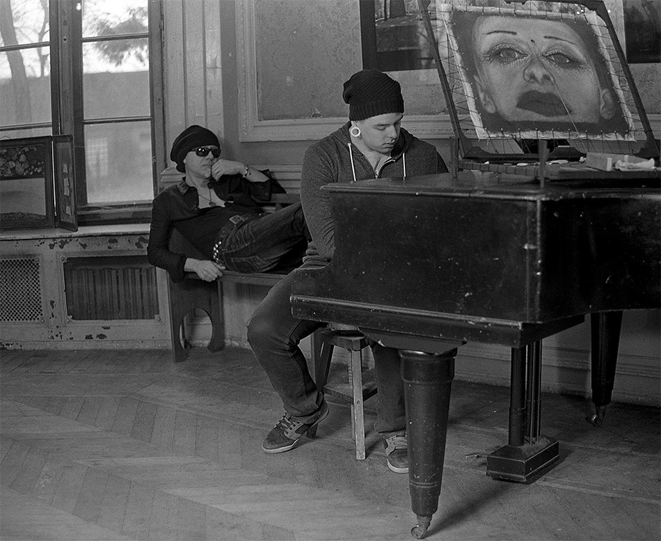 Tytus de Ville z Kubą (synem jego) w MKA