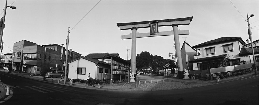 Brama torii w Noda-mura