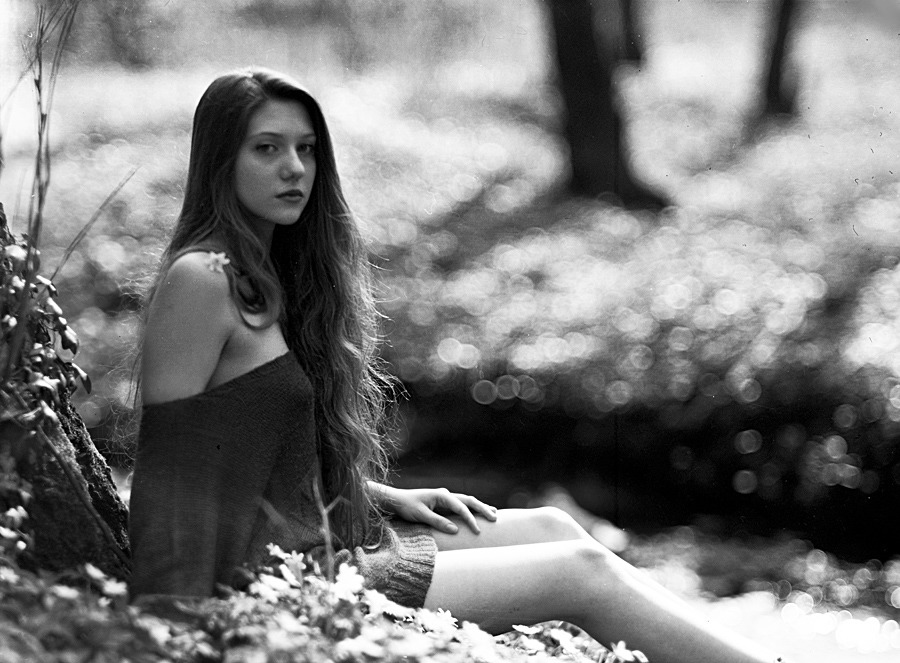 wiosna b&w